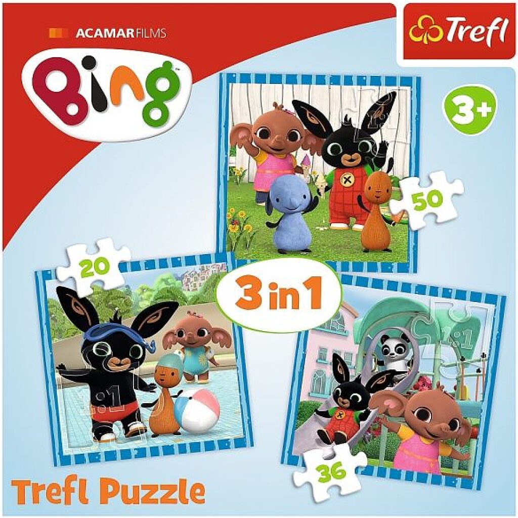 Trefl: Bing 3 az 1-ben puzzle