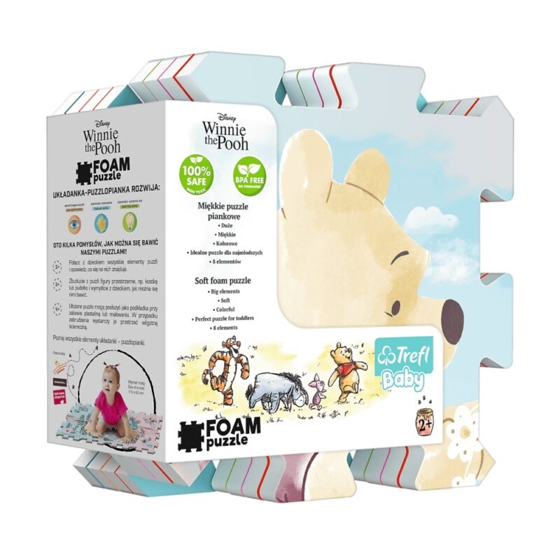 Trefl Habszivacs szőnyeg puzzle - Micimackó és legjobb barátai - 1. Kép