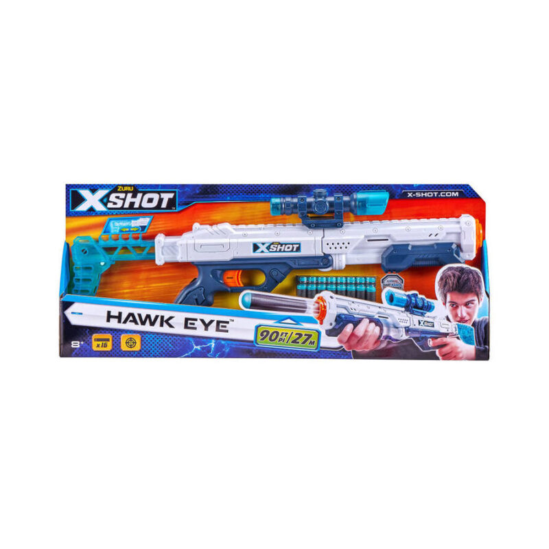 X-Shot Excel Hawk Eye szivacslövő fegyver 1