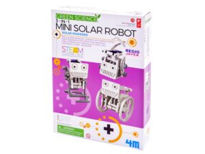 3 az 1-ben mini napelemes robot Kreatív