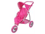 Háromkerekű sport babakocsi - rózsaszín - 1. Kép
