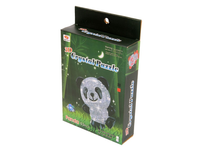 Panda 53 darabos világító kristály puzzle - 1. Kép