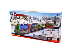 Power Train karácsonyi vonat készlet - 366 cm - 1. Kép