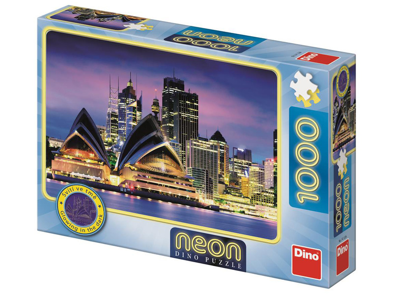 Puzzle 1000 db neon - Sidney-i Operaház - 1. Kép