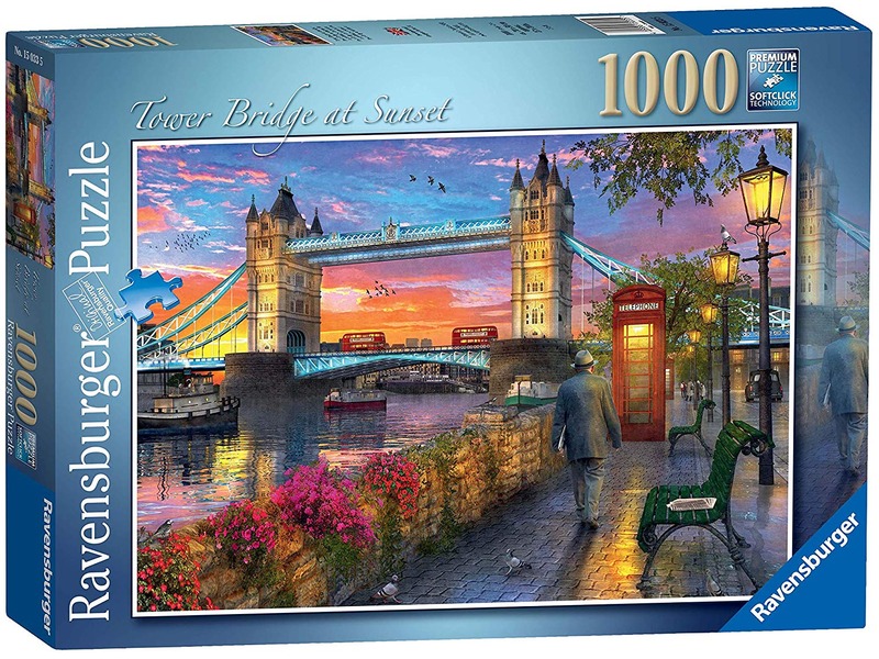 Puzzle 1000 db - Tower Bridge naplementében 15033 - 1. Kép