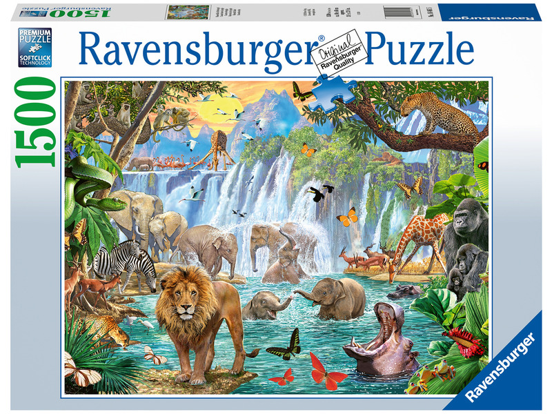 Puzzle 1500 db - Csodás vízesés - 1. Kép
