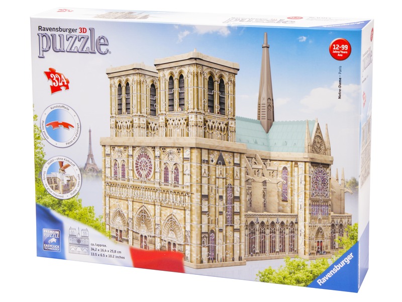Puzzle 3D 324 db - Notre Dame - 1. Kép