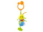 Csörgő-zizegő textil bébijáték rágókával, felakasztható (Biba Toys)