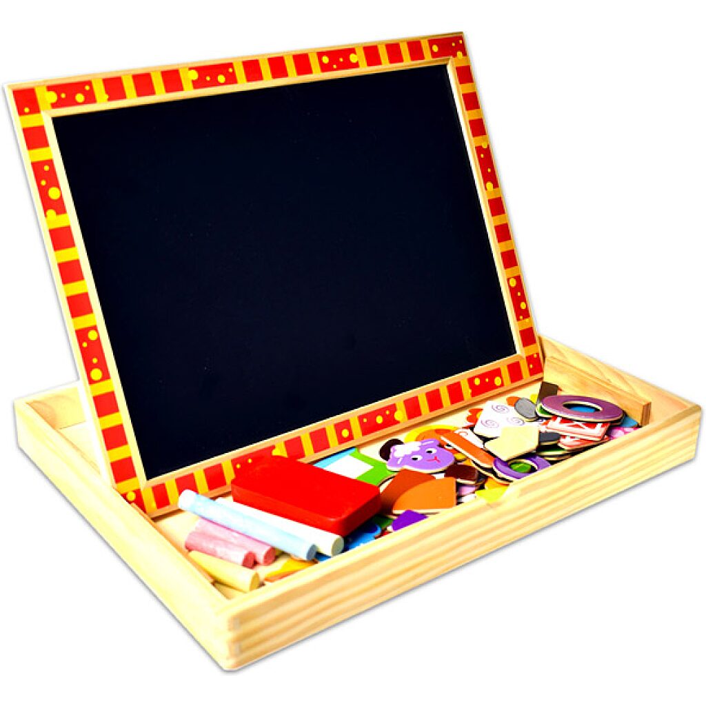 2in1 mágneses puzzle kirakó fadobozban - 85 darabos - 2. Kép