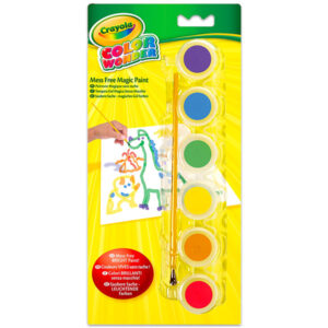 Color Wonder festék és Fényecset utántöltő készlet 6 színnel (Crayola)