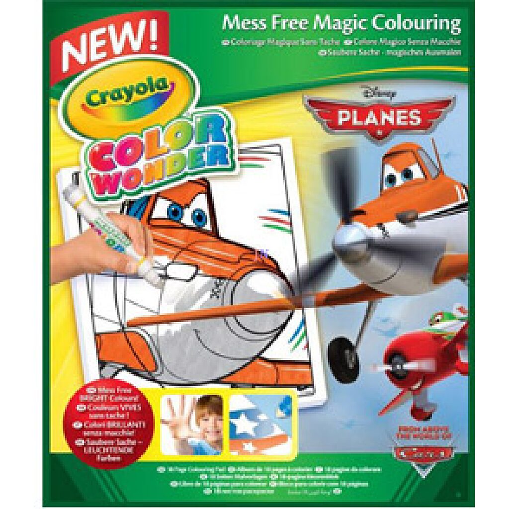 Crayola Color Wonder mágikus maszatmentes kifestő - Repcsik