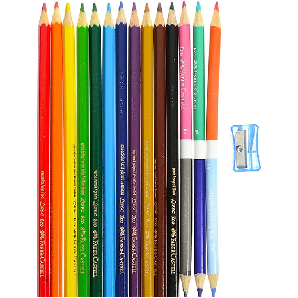 Faber-Castell 12+3 darabos színes ceruza készlet - 2. Kép