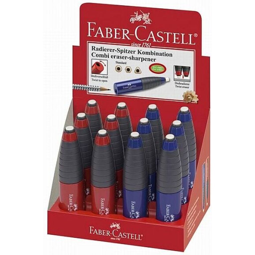 Faber-Castell: radír-hegyező stift egyben - többféle - Kép 3