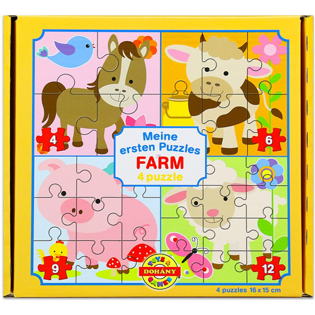 Farm állatok 4 az 1-ben puzzle - 2. Kép