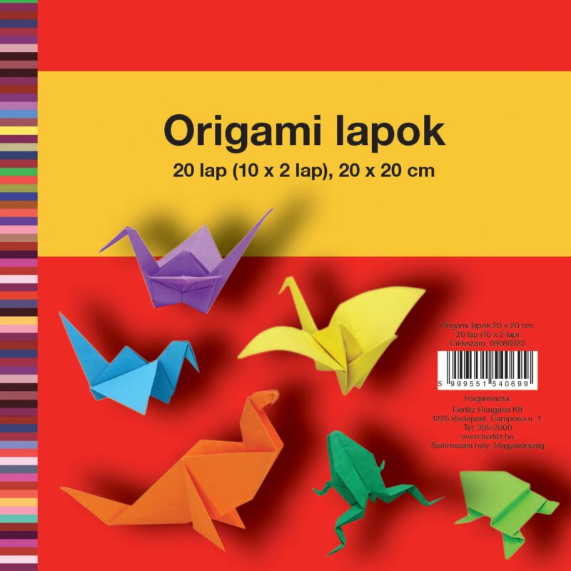 Herlitz: Origami lapok 20x20 cm