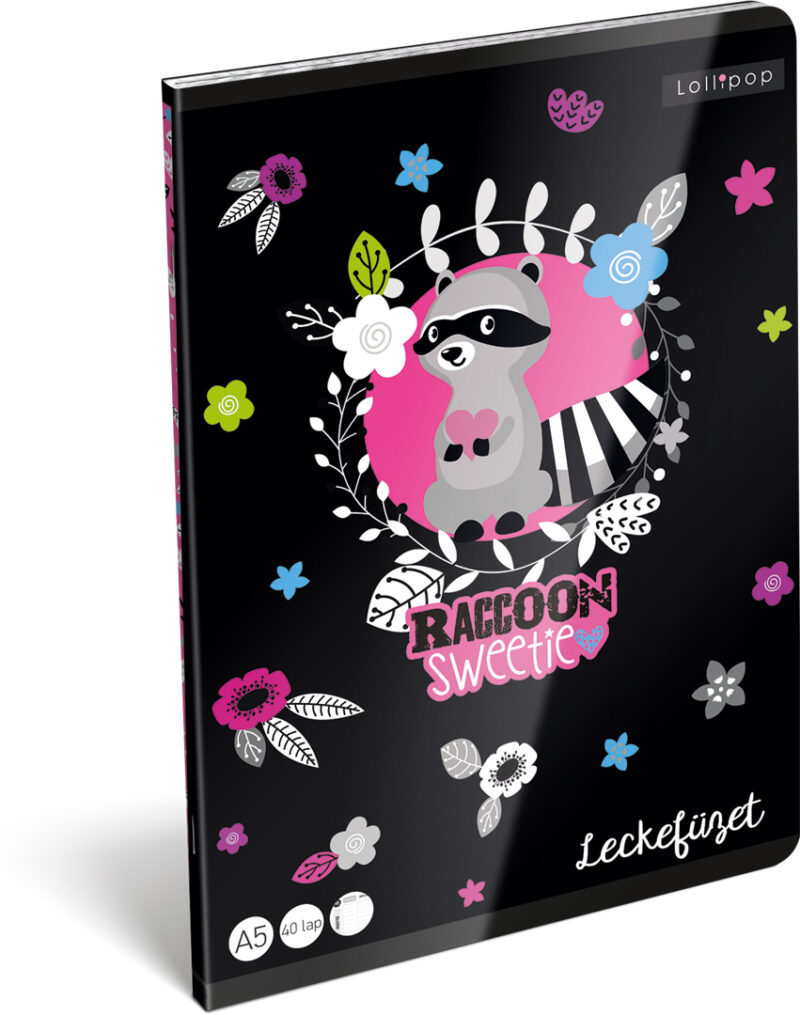 Lollipop: Raccoon Sweetie Leckefüzet - A5
