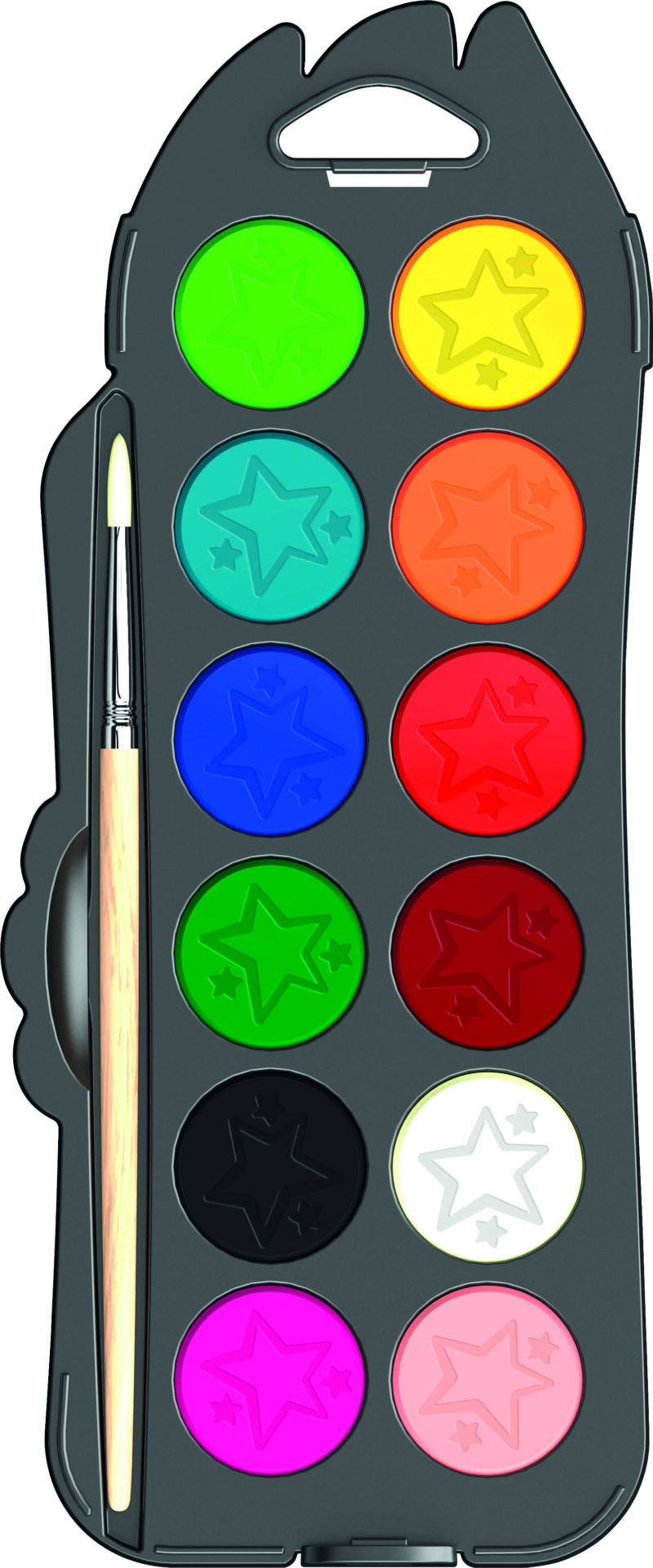 MAPED: Color Peps vízfesték készlet ajándék ecsettel - 30 mm