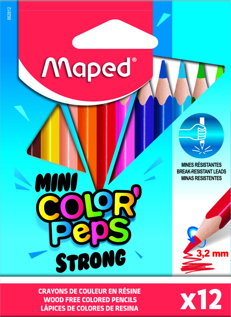 MAPED: háromszögletű színes ceruza készlet