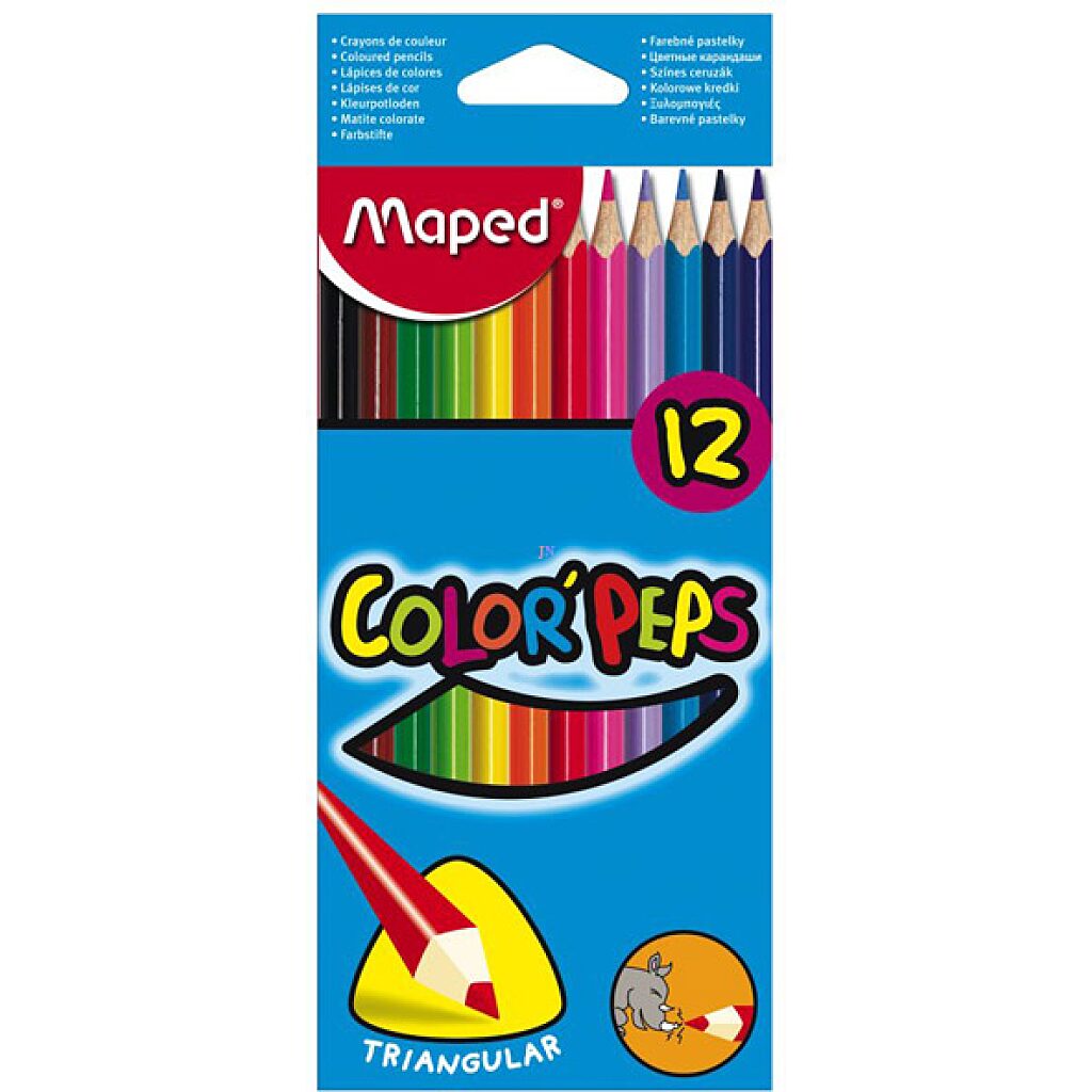 MAPED: Színes ceruza készlet - háromszög alakú
