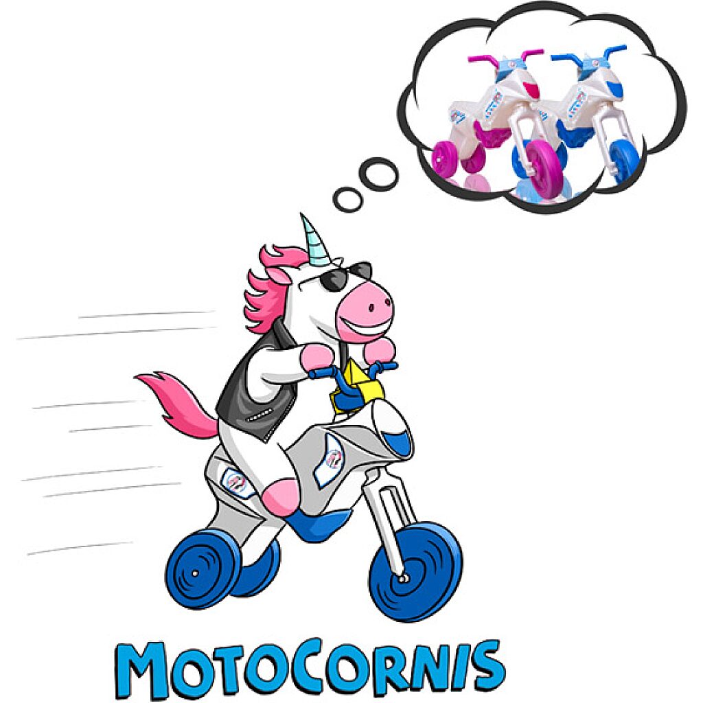 Motocornis műanyag motor maxi - gyöngyház-rózsaszín - 2. Kép