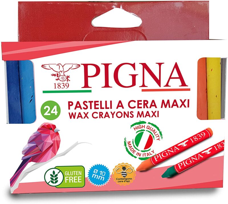 Pigna: maxi zsírkréta 10 mm - 24 db-os