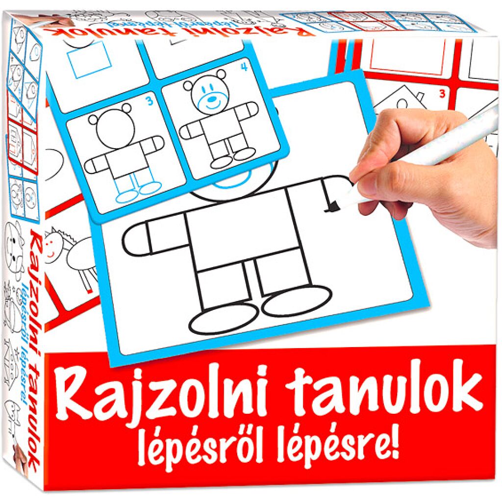 Rajzolni tanulok lépésről lépésre - maci - 1. Kép