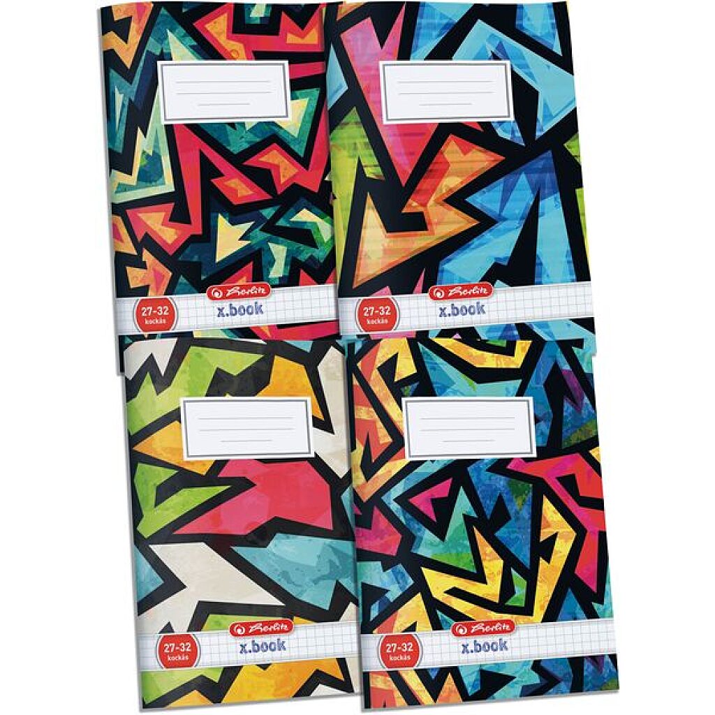 x.book: Neon Art vonalas füzet 81-32 - A4