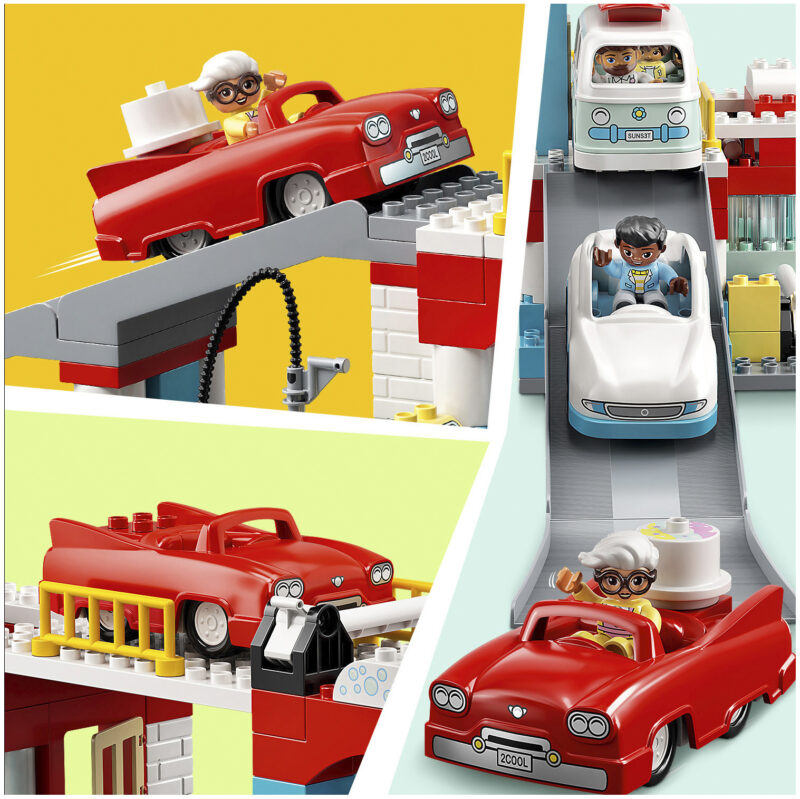 LEGO-10948 - Parkolóház és autómosó - 4. kép