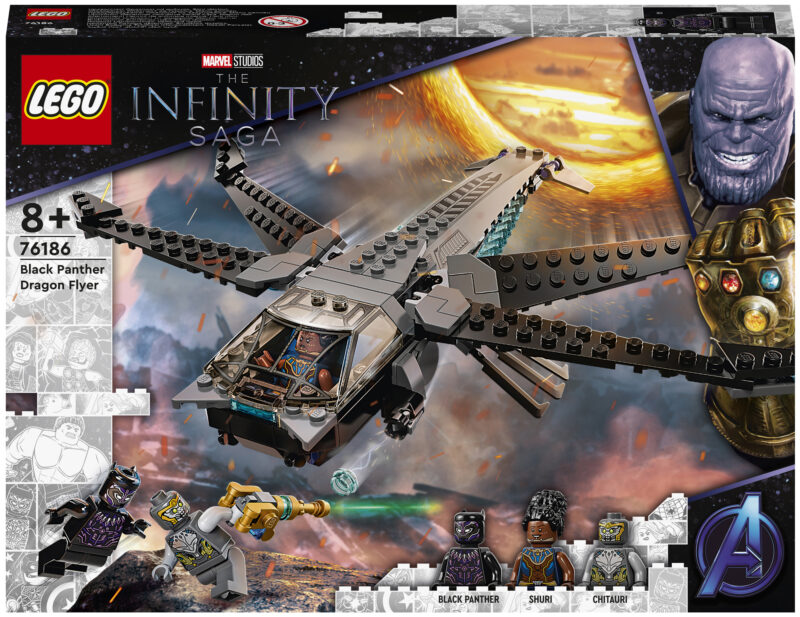 LEGO-76186 - Fekete Párduc Dragon Flyer - 1. kép