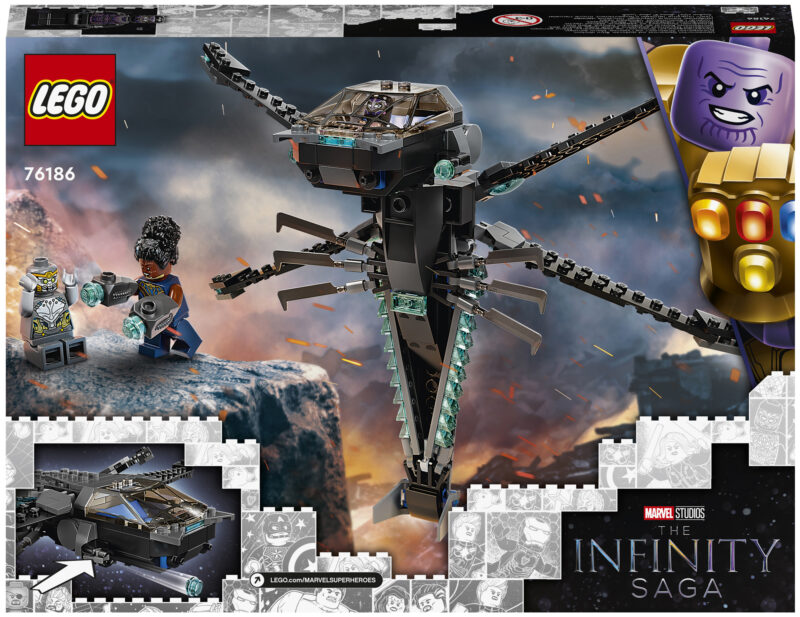 LEGO-76186 - Fekete Párduc Dragon Flyer - 2. kép