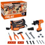 Szerepjáték Szerszámkészlet kistáskában, elemes fúróval