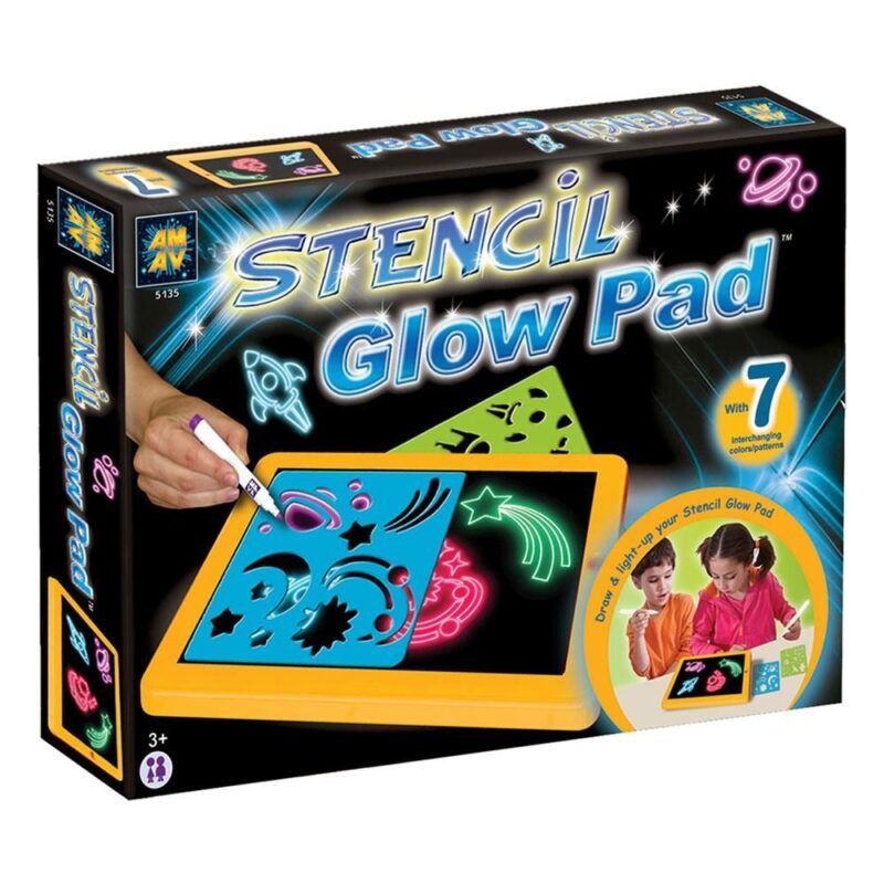 Amav Neon rajztábla stencilekkel - 1. Kép