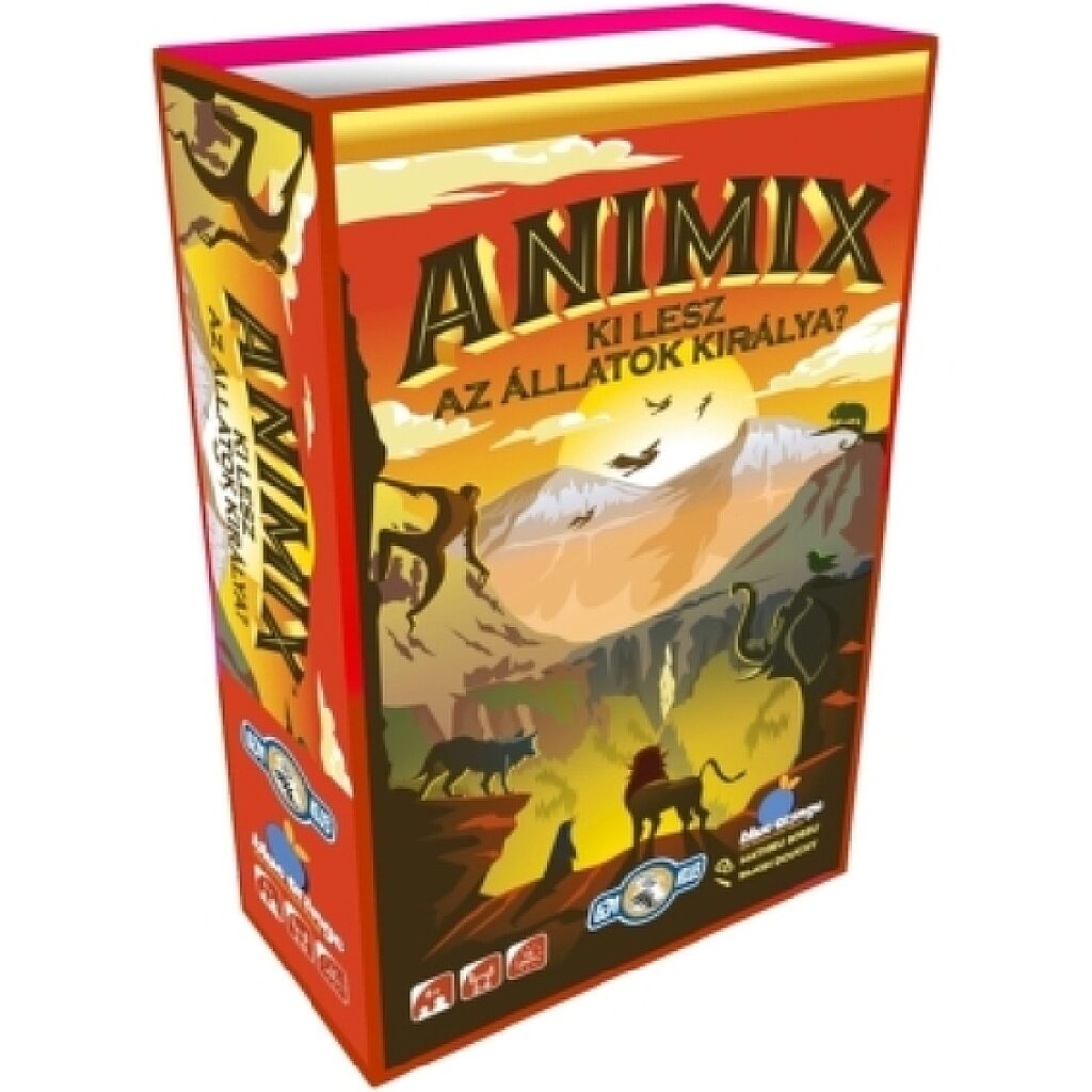 Animix: Ki lesz az állatok királya? társasjáték - 1. Kép