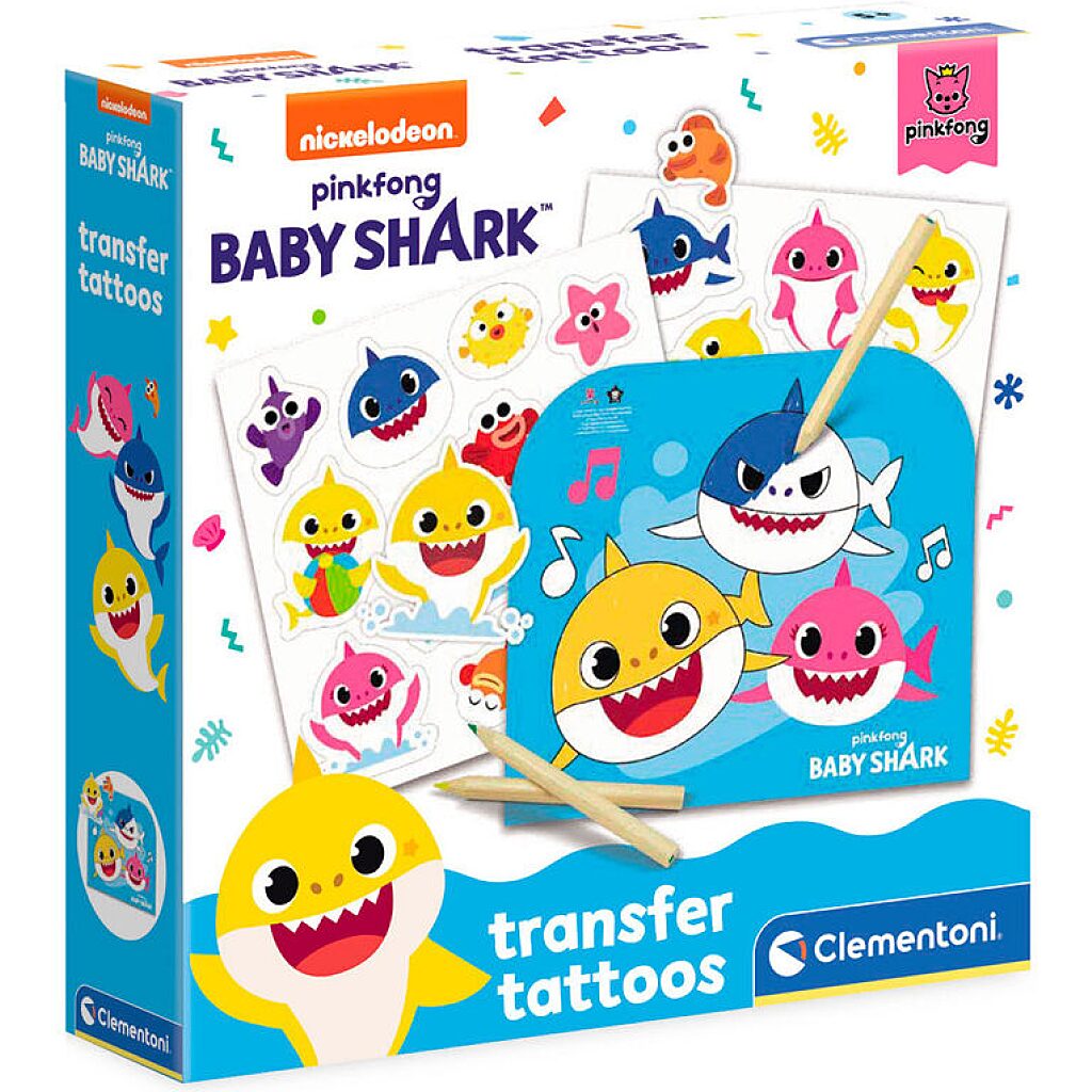 Baby Shark - Tetováló készlet - 1. Kép