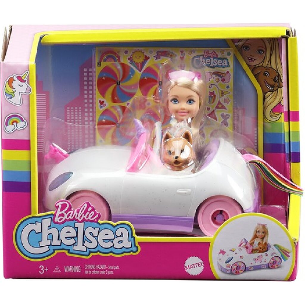 Barbie: Chelsea baba unikornis autója - 2. Kép