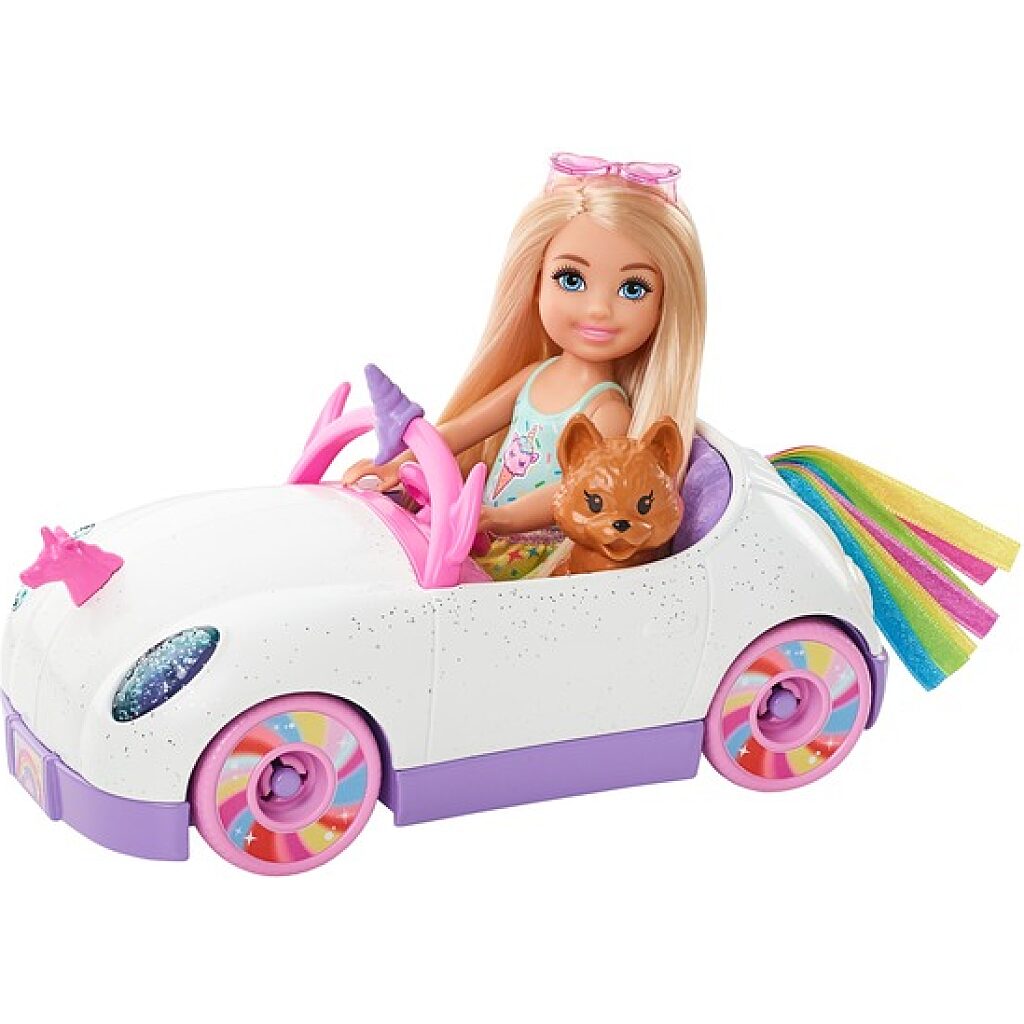 Barbie: Chelsea baba unikornis autója - 3. Kép