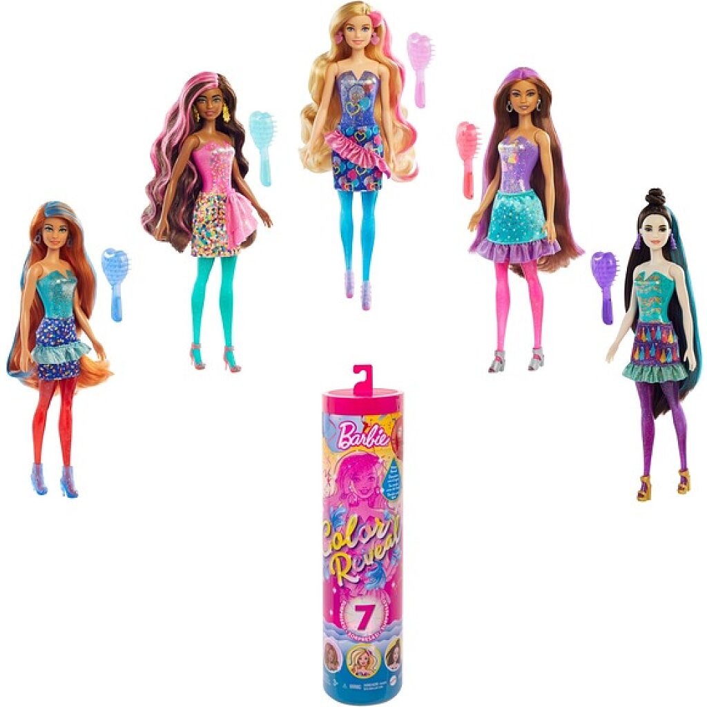 Barbie: Color Reveal - Irány a buli meglepetés csomag