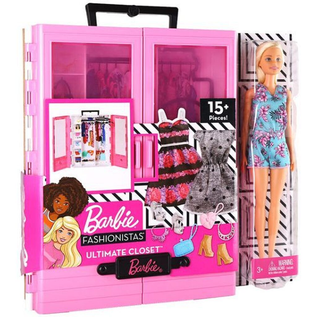 Barbie Fashionistas: ruhásszekrény babával - 2. Kép