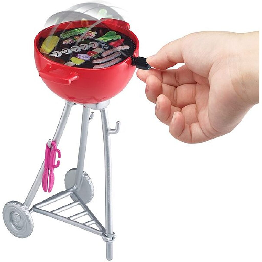 Barbie: Kerti játékszett - grillsütő kiskutyával - 3. Kép