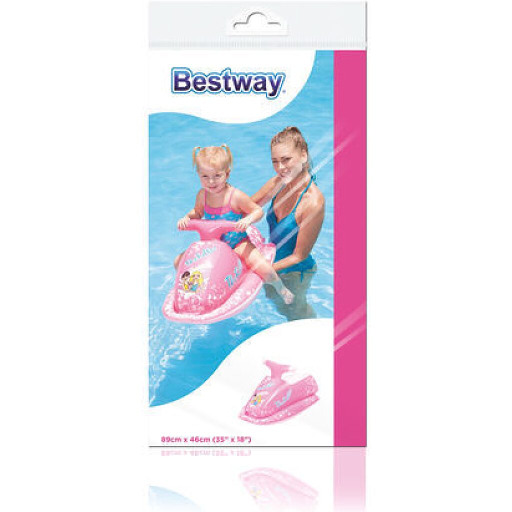 Bestway: Felfújható gyermek jetski 89 x 46 cm - rózsaszín - 2. Kép
