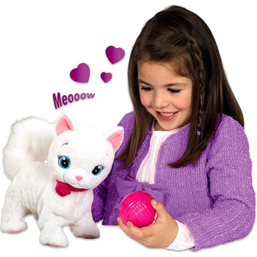 Bianca interaktív cica plüssfigura - 25 cm - 2. Kép