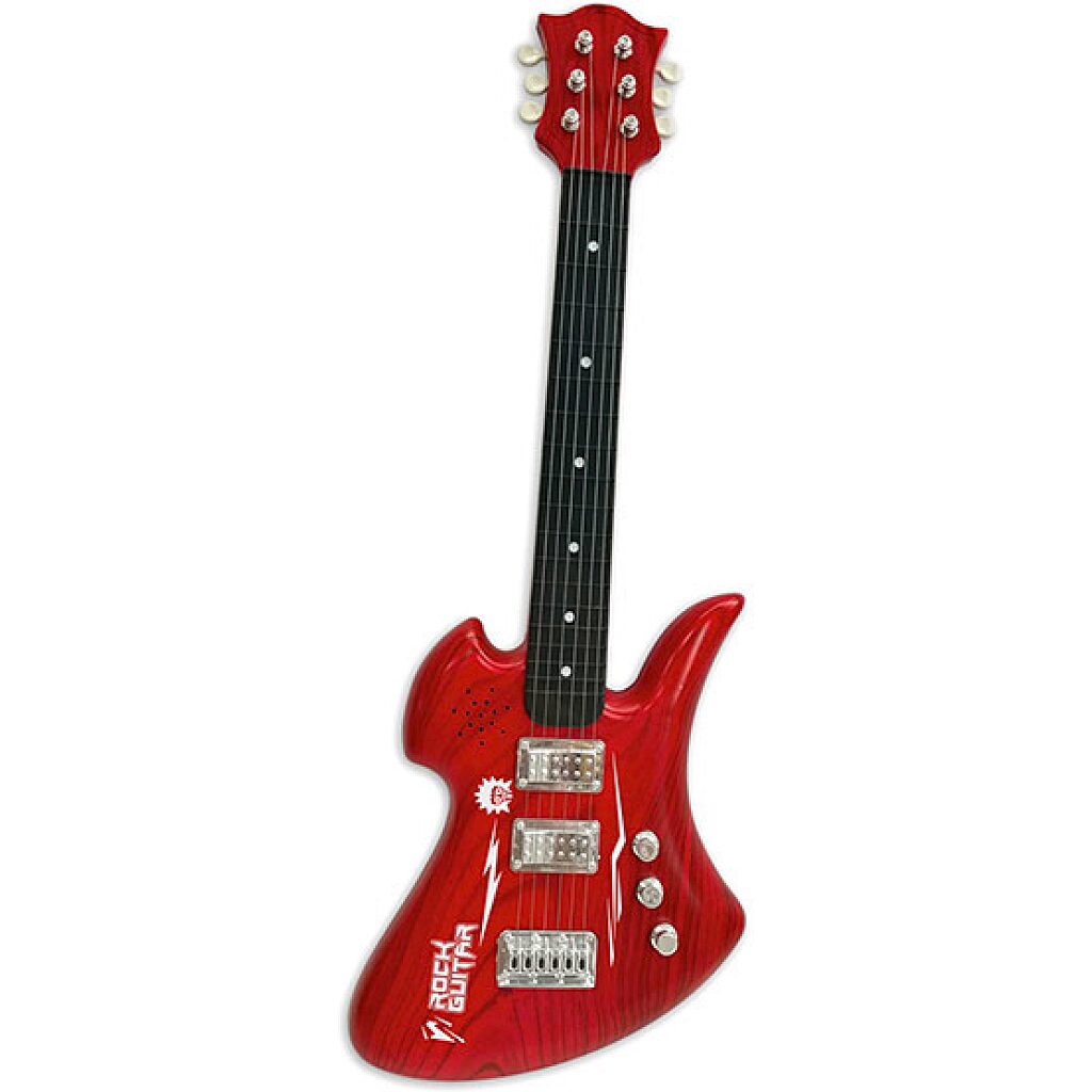 Bontempi: elektromos rock gitár - bordó - 1. Kép