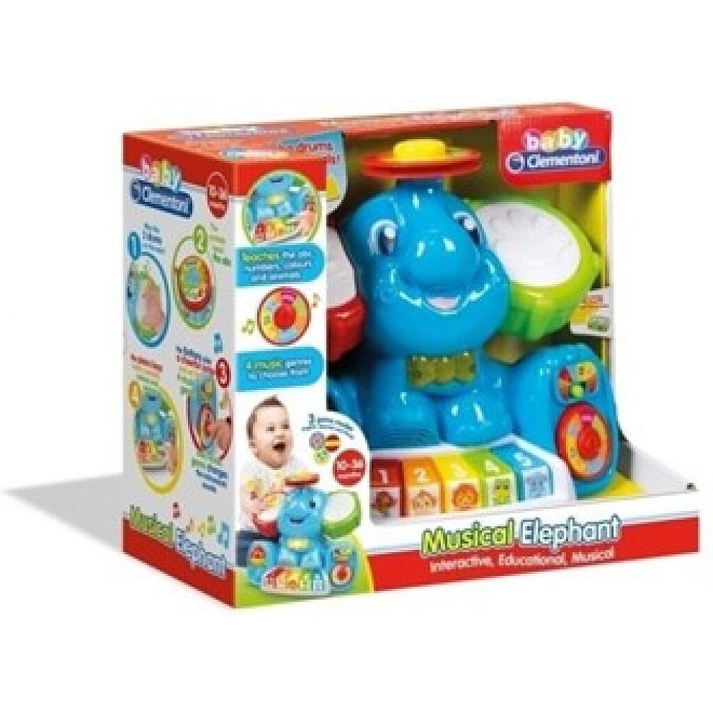 Clementoni zenélő elefánt - 4. kép