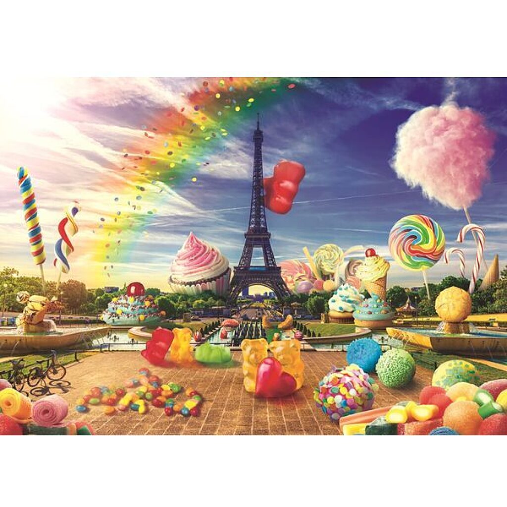 Édes Párizs 1000 darabos puzzle - 2. Kép