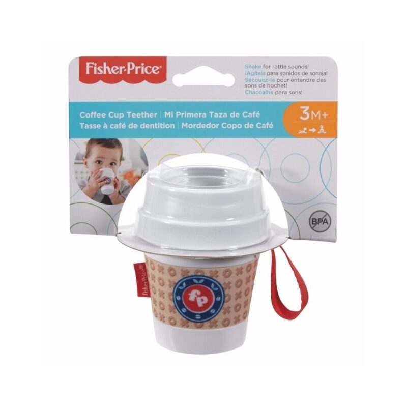 Fisher-Price: kávés csésze alakú rágóka - 1. Kép