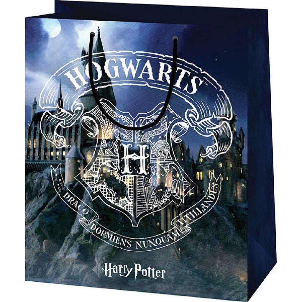 Harry Potter: Hogwarts mintás exklúzív dísztasak - 17 x 10 x 23 cm - 1. Kép