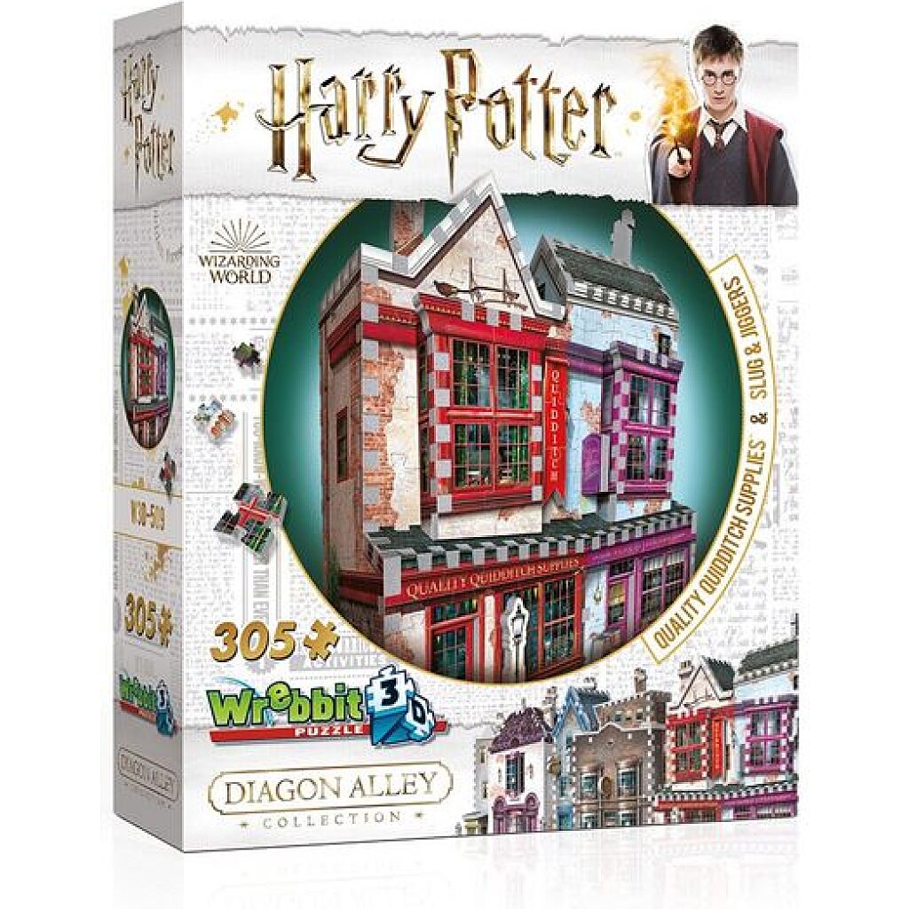 Harry Potter: Kviddics sportszaküzlet 3D puzzle - 1. Kép