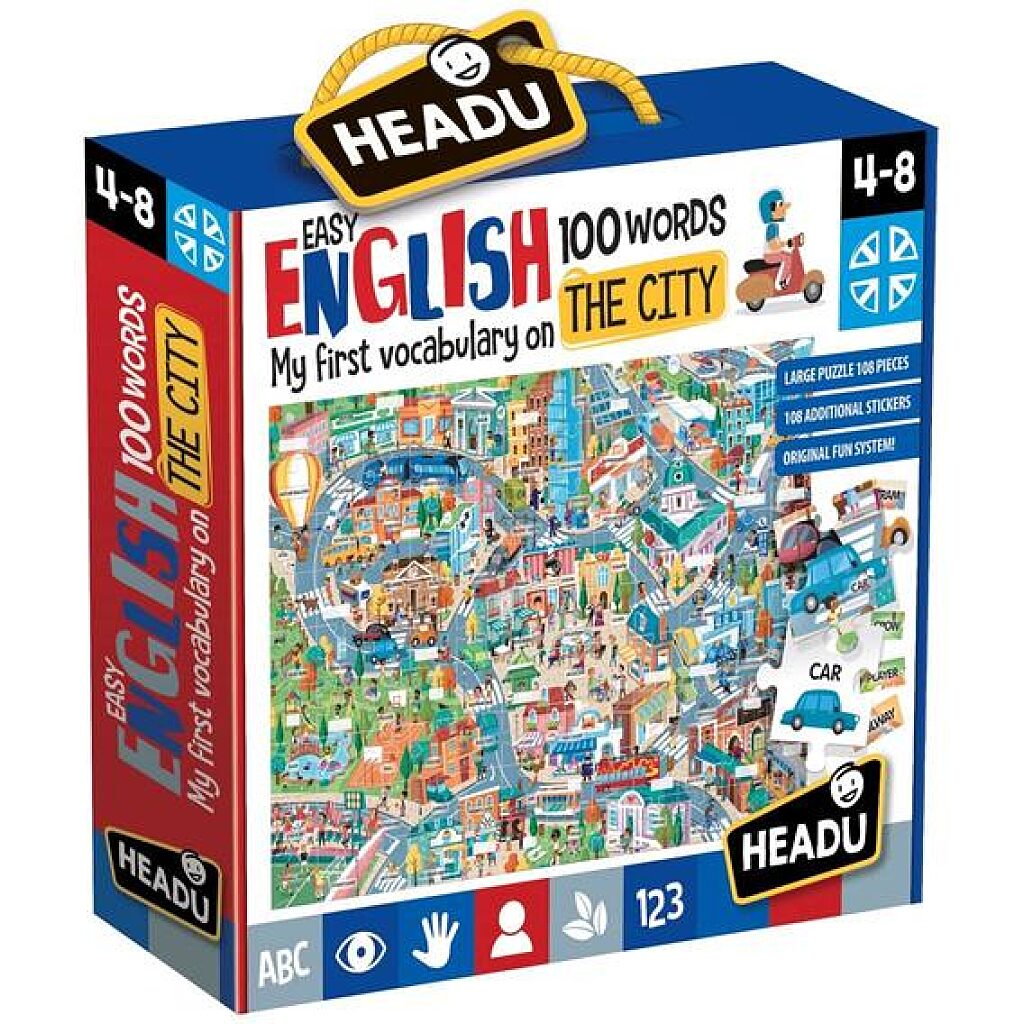 Headu: Tanulj könnyen angolul - Város puzzle - 1. Kép