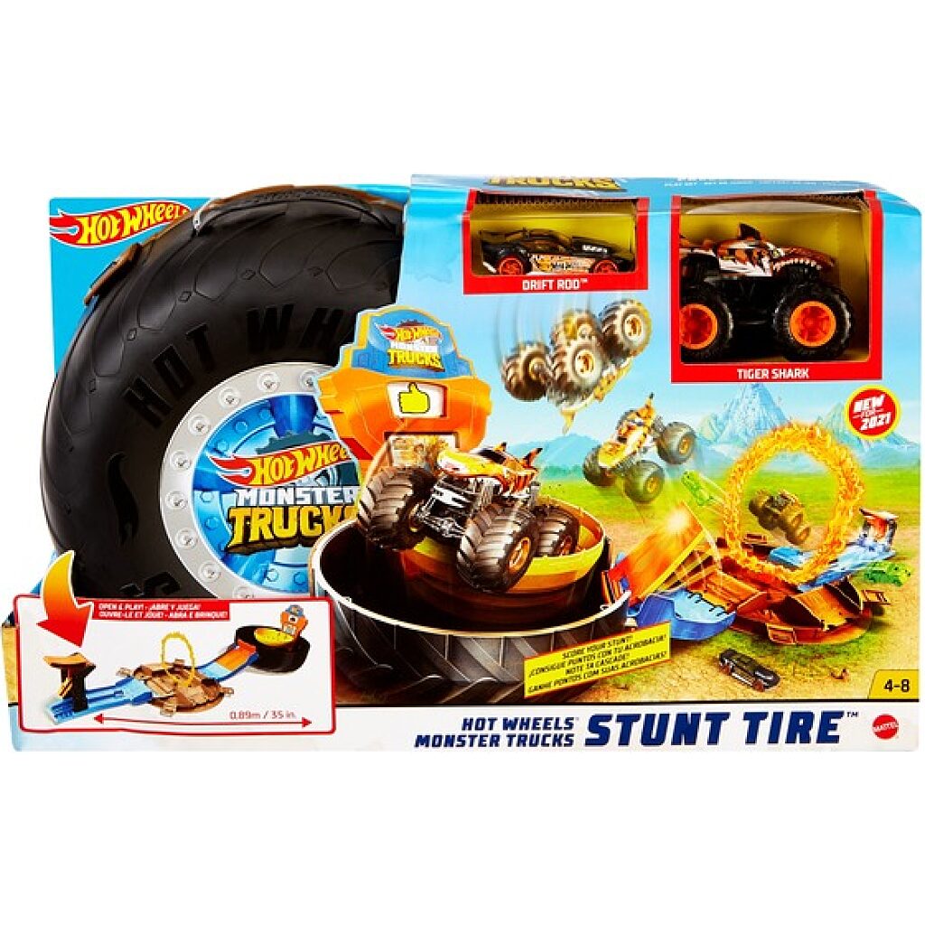 Hot Wheels: Monster Trucks kaszkadőr kerék - 1. Kép