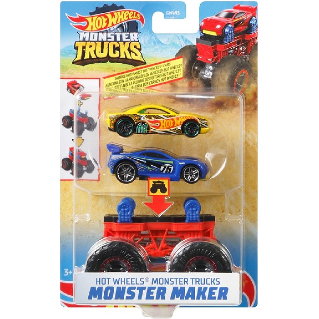 Hot Wheels: Monster Trucks szörnykészítő - többféle - 2. Kép